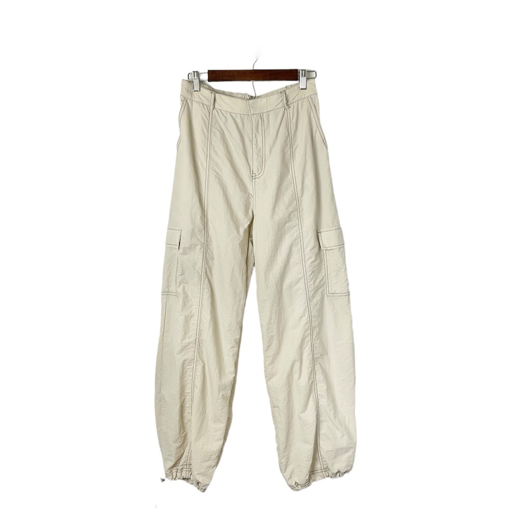 Love Tree Parachute Pants Size Large Cream‎